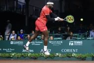Frances Tiafoe in action at the U.S. Men's Clay Court Championship - Source: Getty